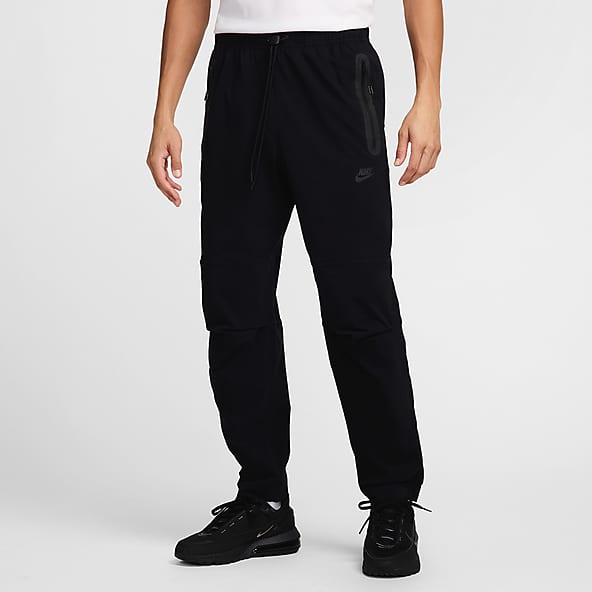 Black nike tracksuit bottoms outlet